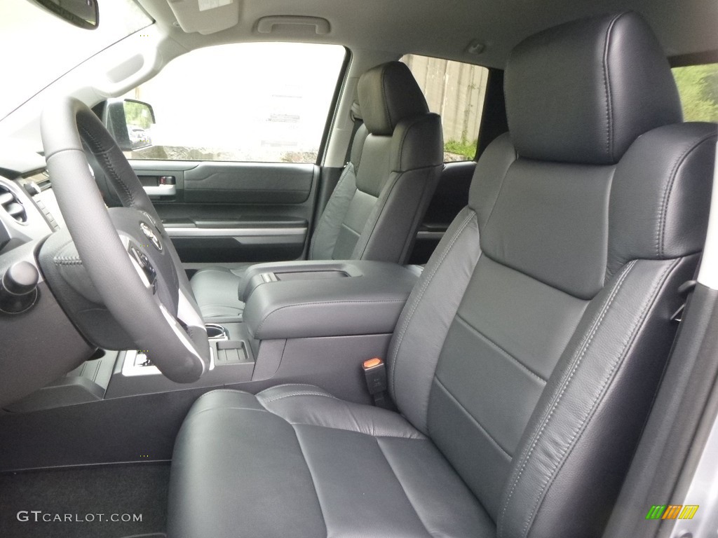 Black Interior 2017 Toyota Tundra Limited Double Cab 4x4 Photo #120223273