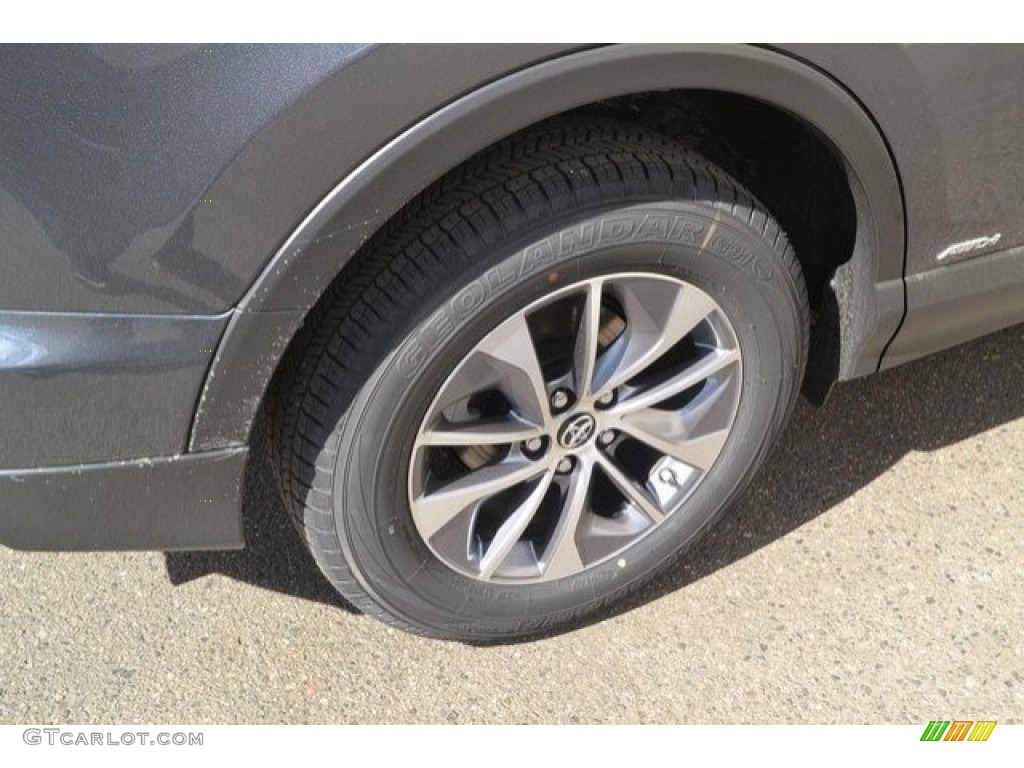 2017 RAV4 XLE AWD Hybrid - Magnetic Gray Metallic / Ash photo #9