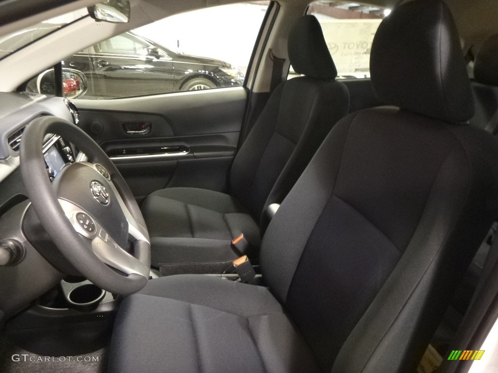2017 Prius c Three - Moonglow / Black photo #6