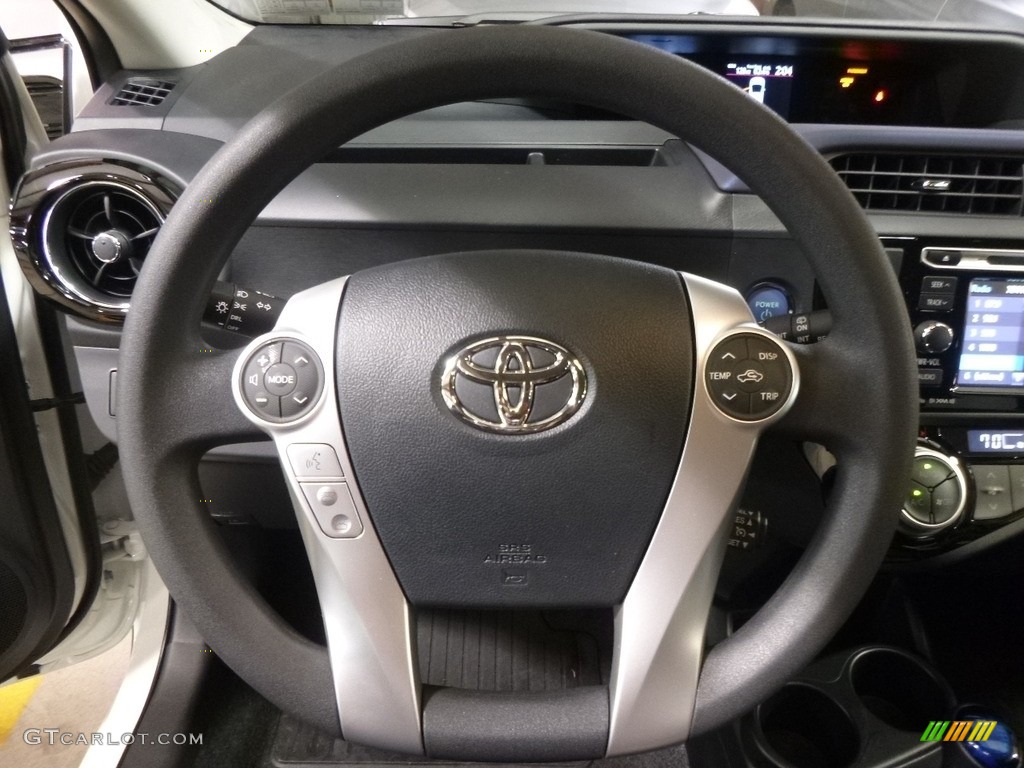 2017 Prius c Three - Moonglow / Black photo #15