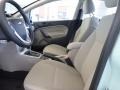 Medium Light Stone 2017 Ford Fiesta SE Sedan Interior Color