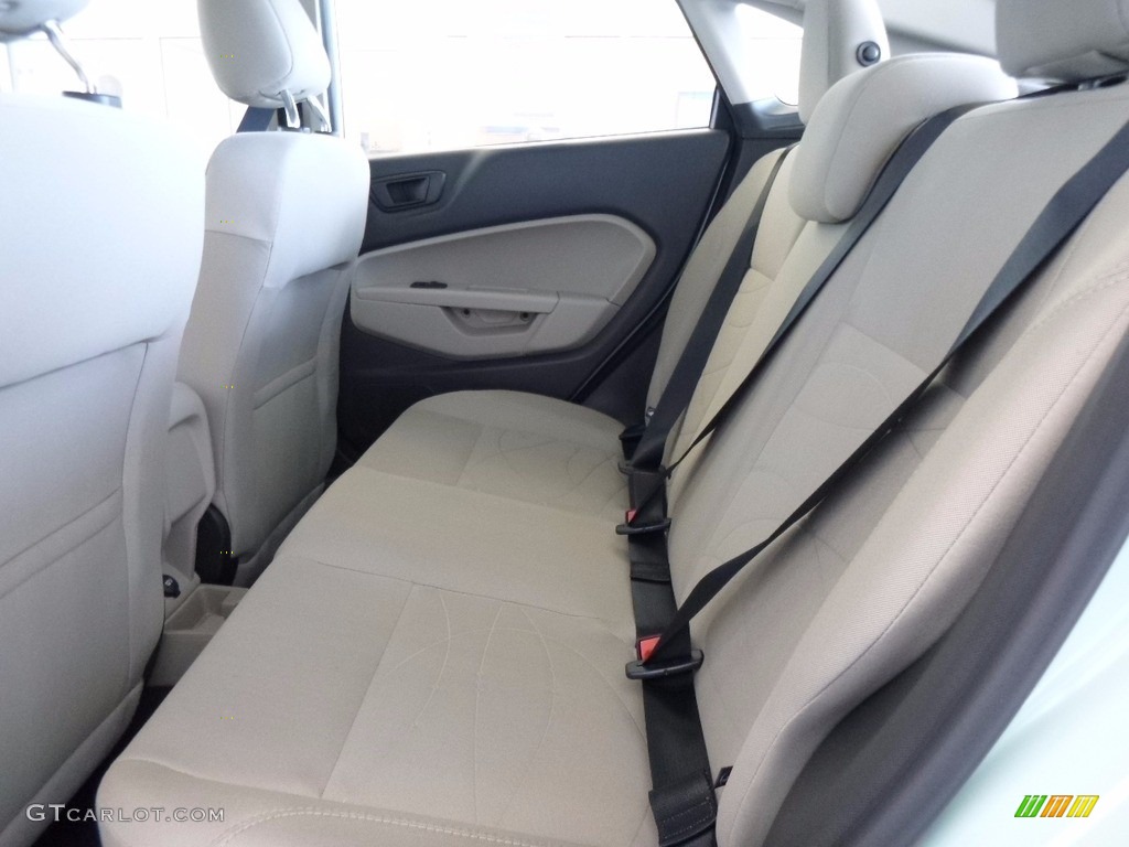 2017 Ford Fiesta SE Sedan Rear Seat Photo #120224676