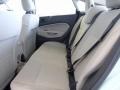 2017 Ford Fiesta Medium Light Stone Interior Rear Seat Photo