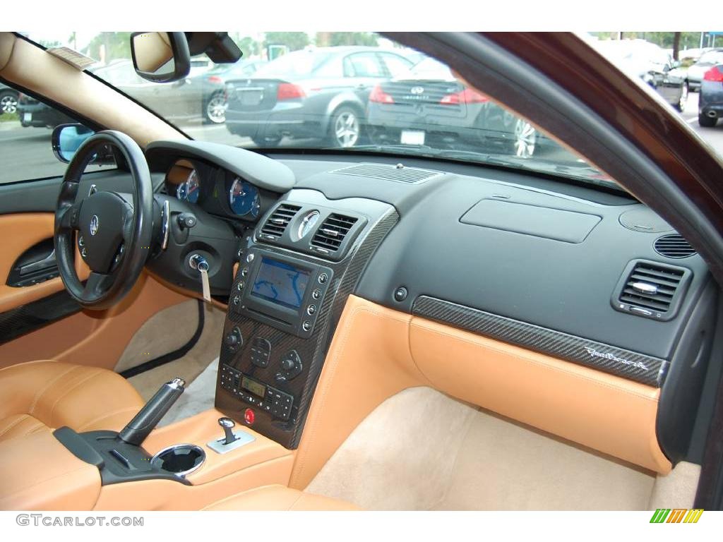 2007 Maserati Quattroporte DuoSelect Cuoio Dashboard Photo #12022634