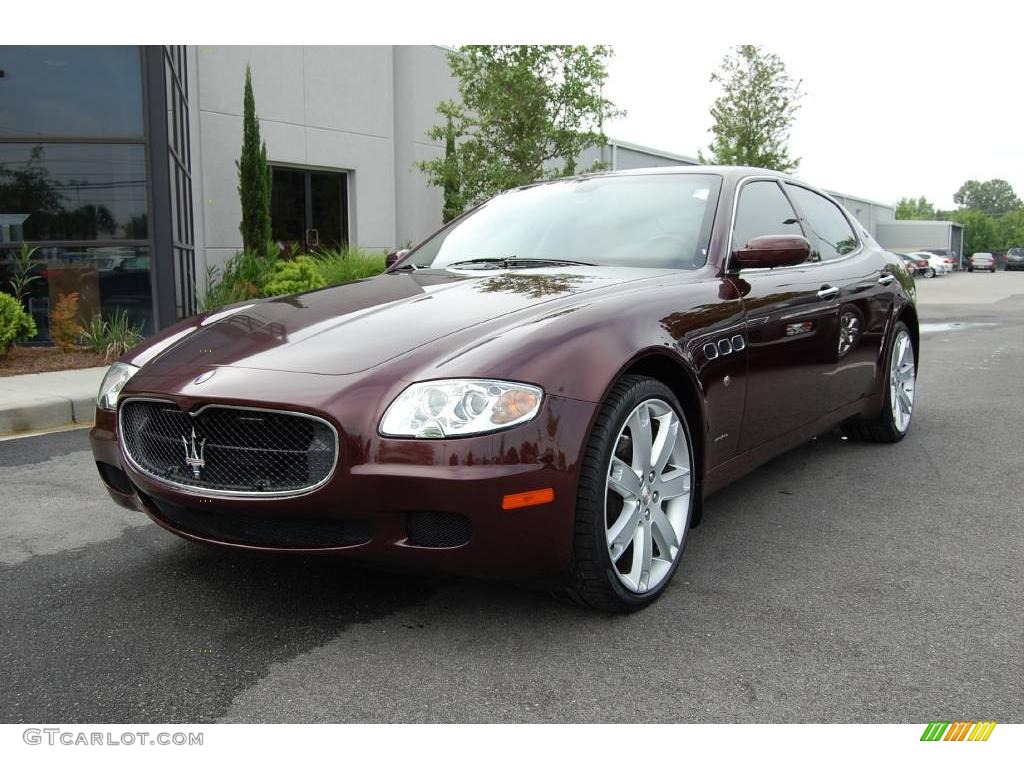 Bordeaux Pontevecchio (Dark Red Metallic) 2007 Maserati Quattroporte DuoSelect Exterior Photo #12022639