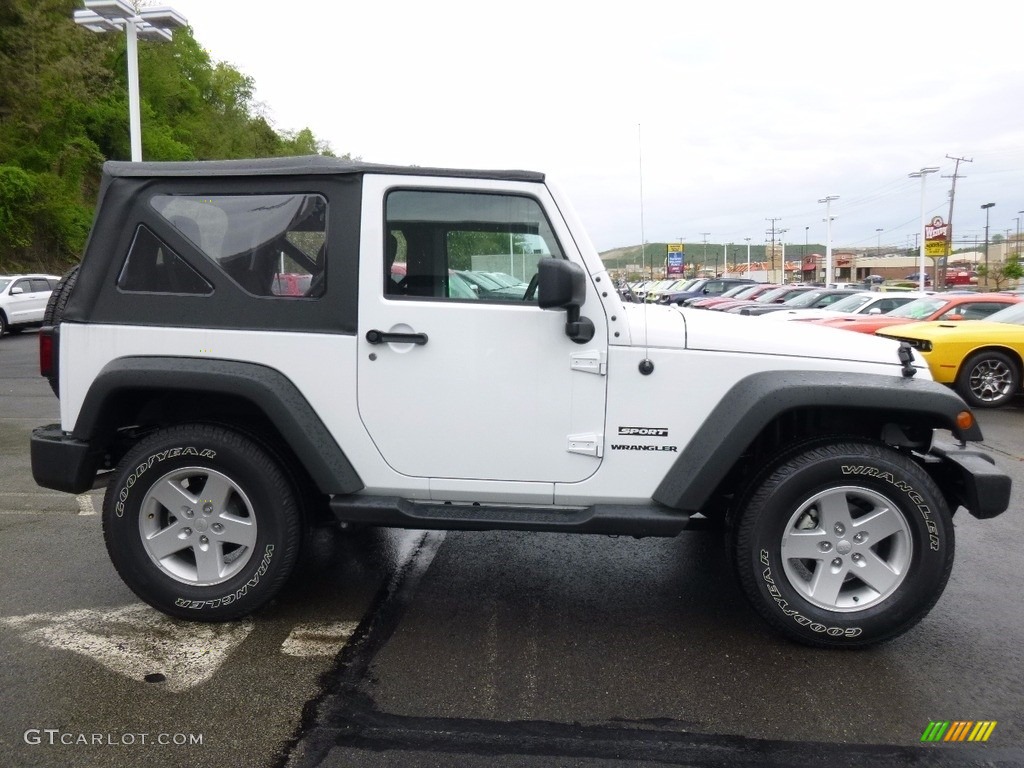 2017 Wrangler Sport 4x4 - Bright White / Black photo #7