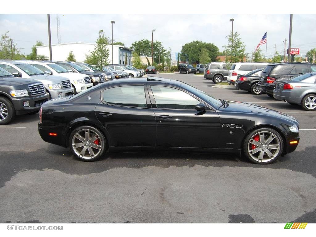 2008 Quattroporte Sport GT S - Nero (Black) / Nero photo #17