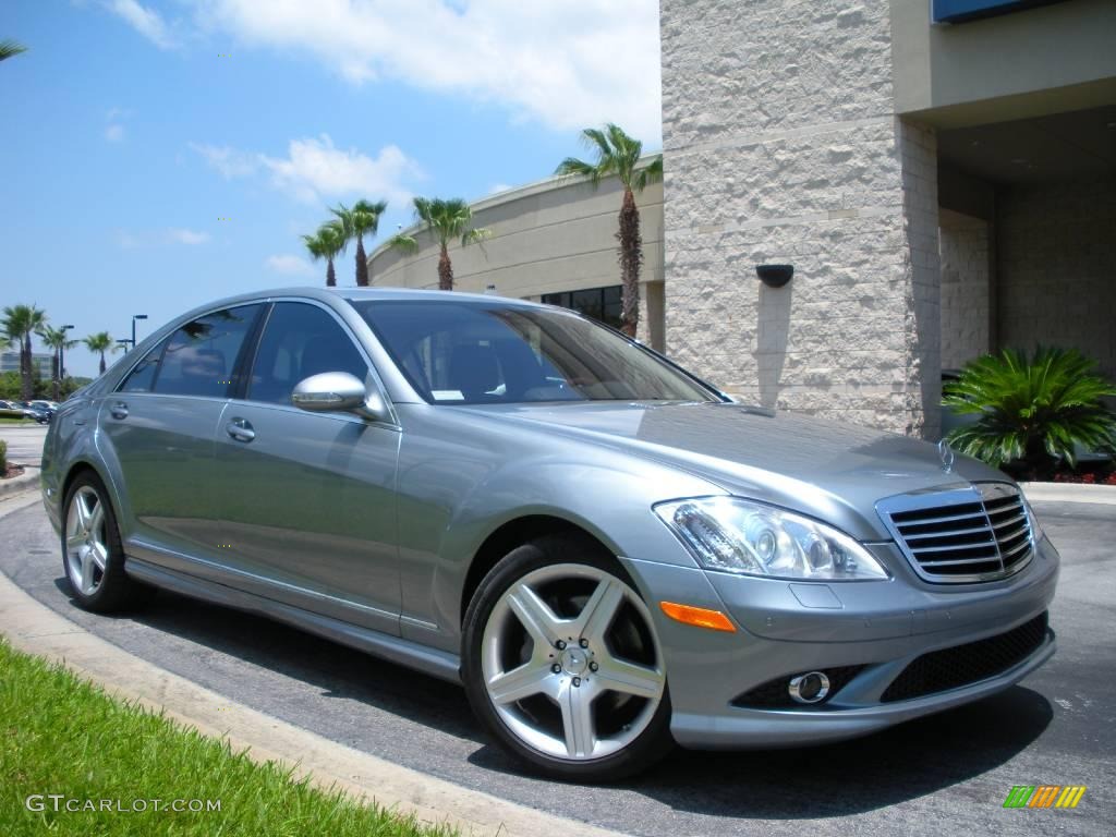 Andorite Gray Metallic 2008 Mercedes-Benz S 550 Sedan Exterior Photo #12022820
