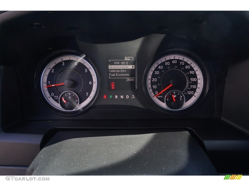 2017 1500 Tradesman Quad Cab - True Blue Pearl / Black/Diesel Gray photo #15