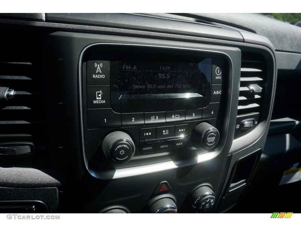 2017 1500 Tradesman Quad Cab - True Blue Pearl / Black/Diesel Gray photo #16