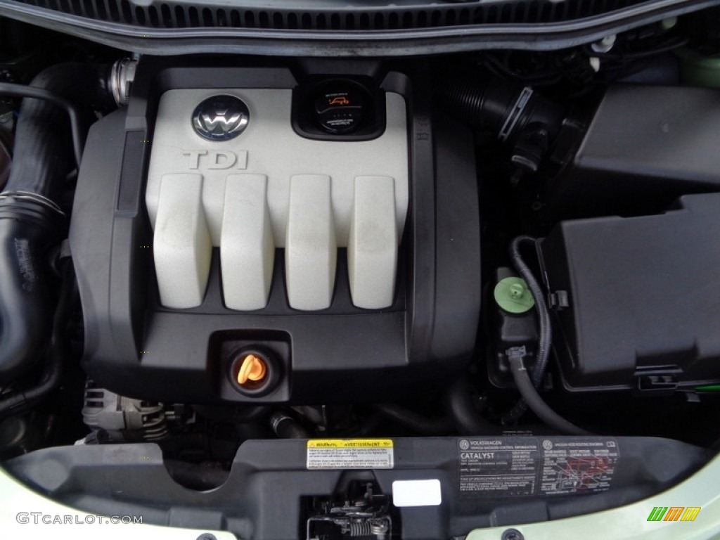 2006 Volkswagen New Beetle TDI Coupe 1.9L TDI SOHC 8V Turbo-Diesel 4 Cylinder Engine Photo #120229890