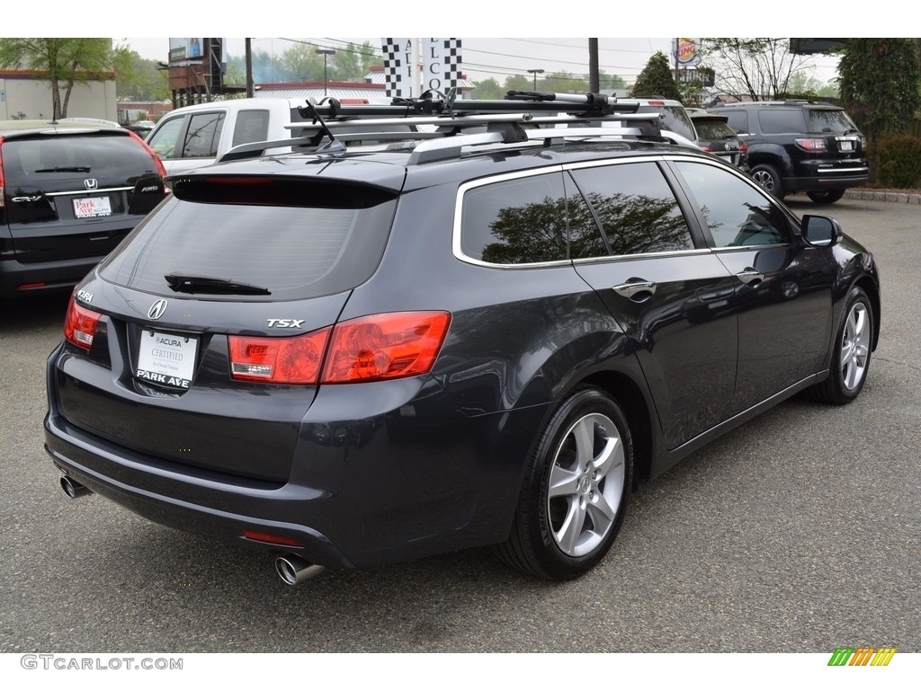 2012 TSX Technology Sport Wagon - Graphite Luster Metallic / Ebony photo #2