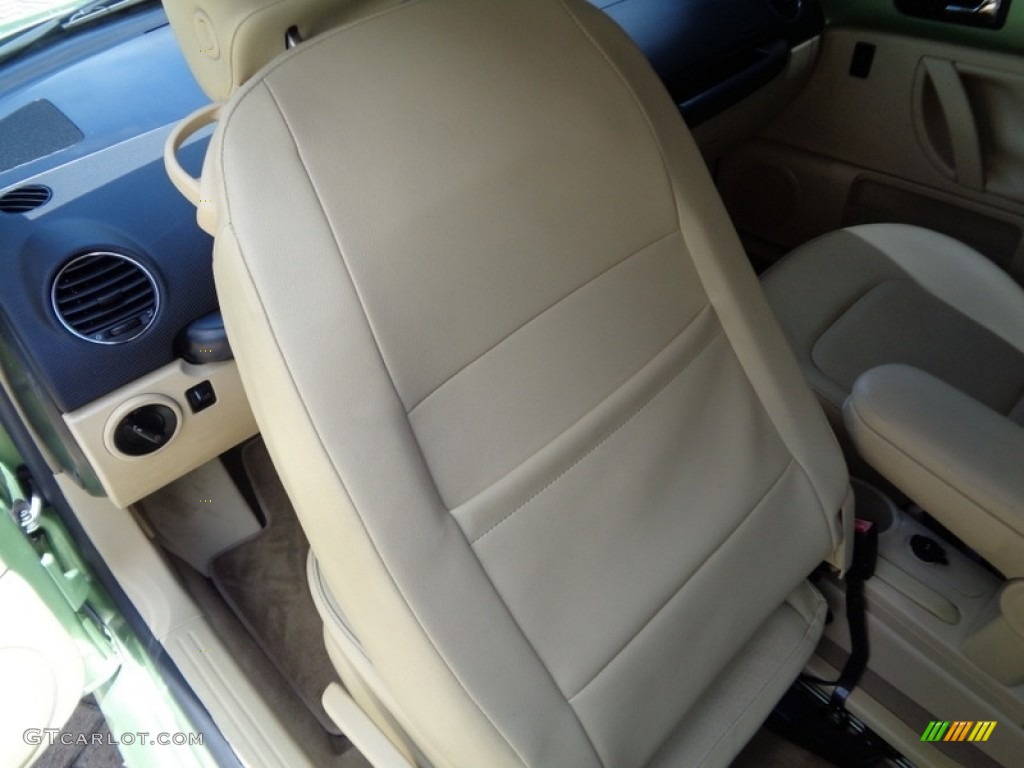 2006 New Beetle TDI Coupe - Gecko Green Metallic / Cream photo #40