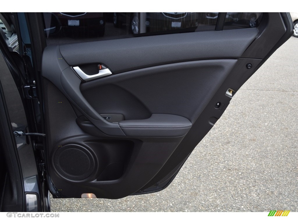 2012 TSX Technology Sport Wagon - Graphite Luster Metallic / Ebony photo #27