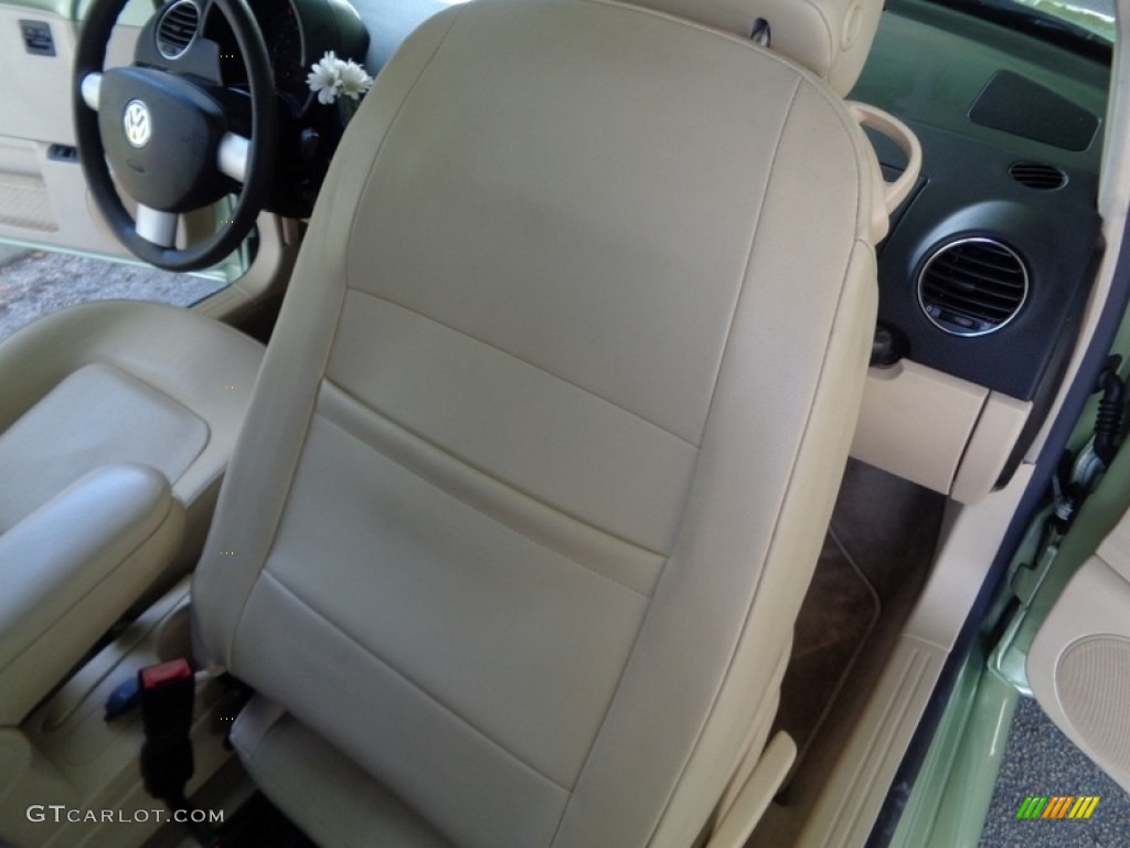 2006 New Beetle TDI Coupe - Gecko Green Metallic / Cream photo #68