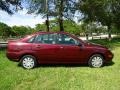 2007 Dark Toreador Red Metallic Ford Focus ZX4 S Sedan  photo #3