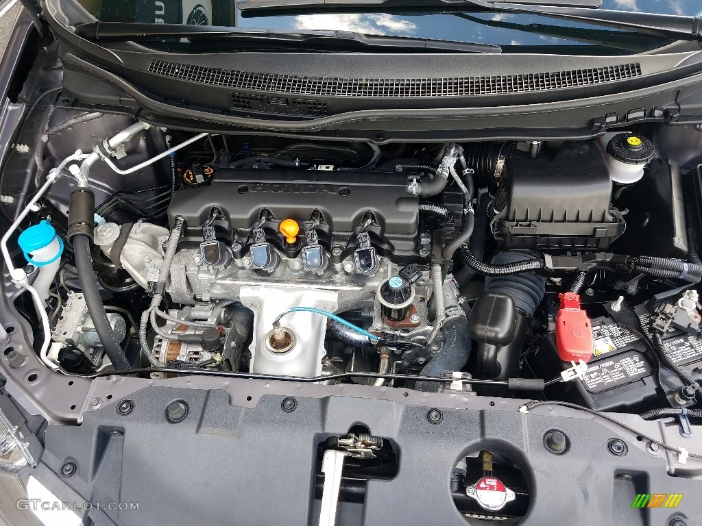 2014 Civic LX Sedan - Modern Steel Metallic / Gray photo #31