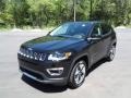 2017 Diamond Black Crystal Pearl Jeep Compass Limited 4x4  photo #2