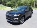 2017 Diamond Black Crystal Pearl Jeep Compass Limited 4x4  photo #3