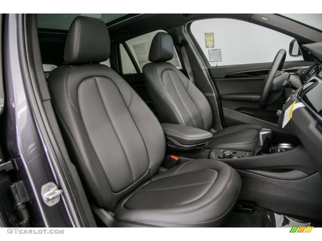 Black Interior 2017 BMW X1 xDrive28i Photo #120236061