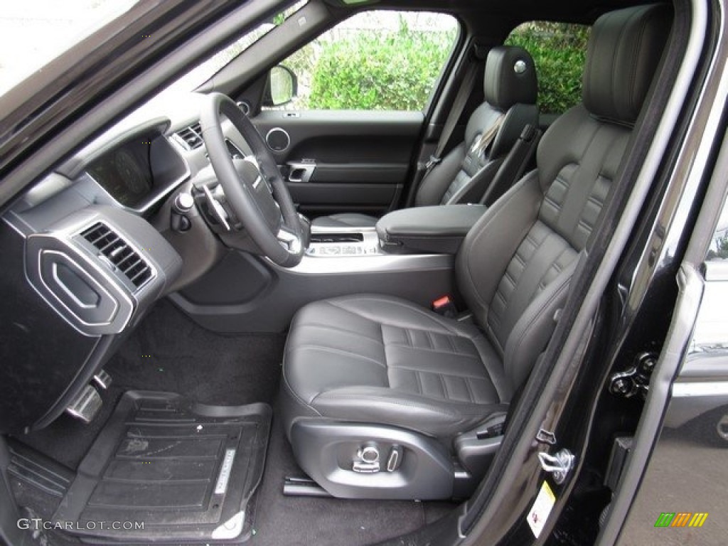 Ebony/Ebony Interior 2017 Land Rover Range Rover Sport HSE Dynamic Photo #120237114