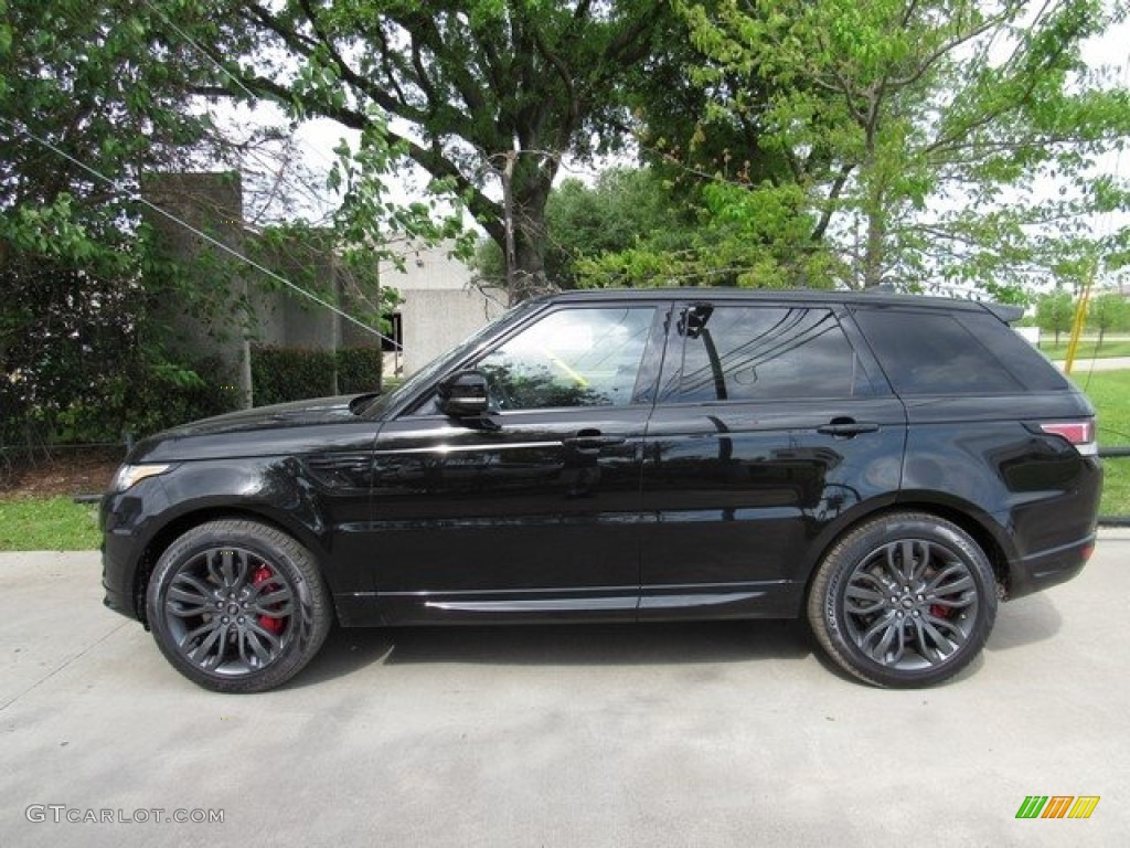 Narvik Black 2017 Land Rover Range Rover Sport HSE Dynamic Exterior Photo #120237253