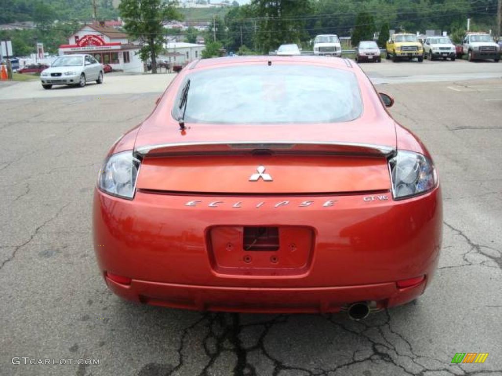 2006 Eclipse GT Coupe - Sunset Orange Pearlescent / Dark Charcoal photo #3