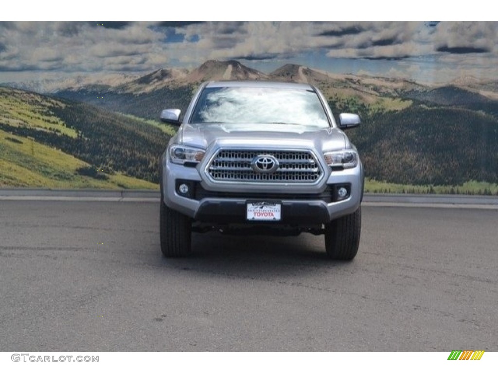 2017 Tacoma TRD Off Road Double Cab 4x4 - Silver Sky Metallic / Cement Gray photo #2