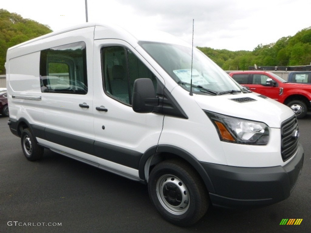 2017 Transit Van 250 MR Long - Oxford White / Pewter photo #3