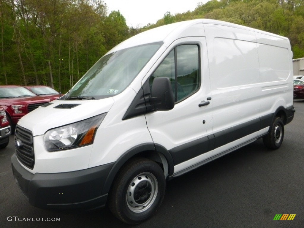 2017 Transit Van 250 MR Long - Oxford White / Pewter photo #5
