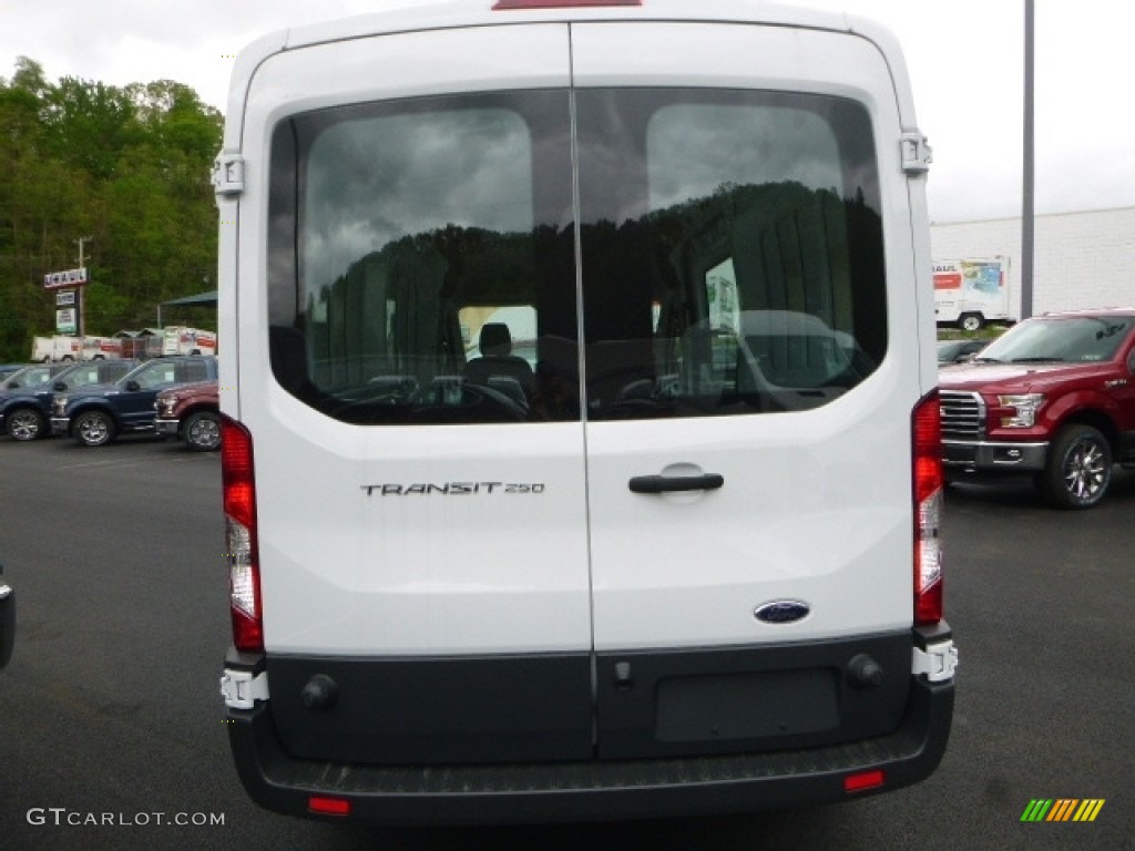 2017 Transit Van 250 MR Long - Oxford White / Pewter photo #6