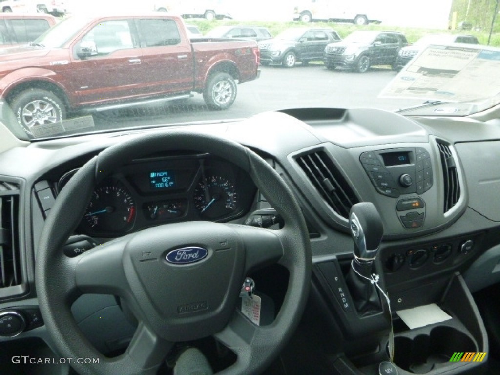 2017 Transit Van 250 MR Long - Oxford White / Pewter photo #13