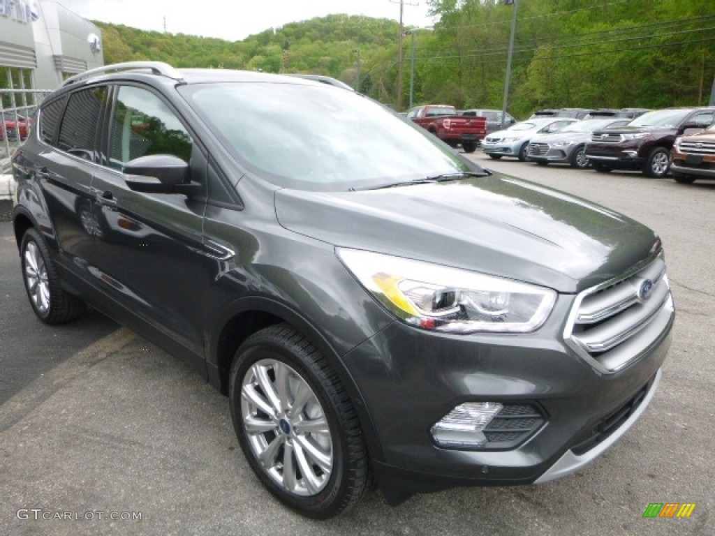 2017 Escape Titanium 4WD - Magnetic / Charcoal Black photo #3