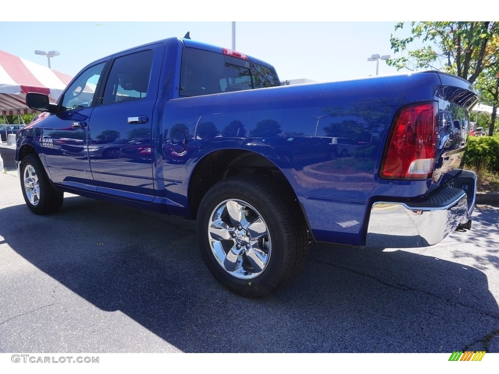 2017 1500 Big Horn Crew Cab - Blue Streak Pearl / Black/Diesel Gray photo #2