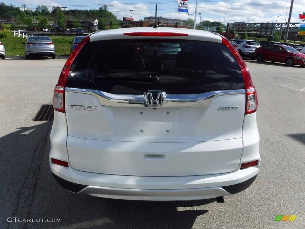 2015 CR-V EX AWD - White Diamond Pearl / Beige photo #8