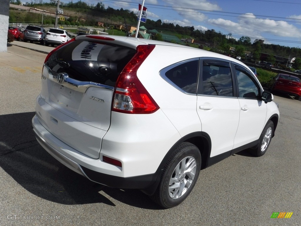 2015 CR-V EX AWD - White Diamond Pearl / Beige photo #10