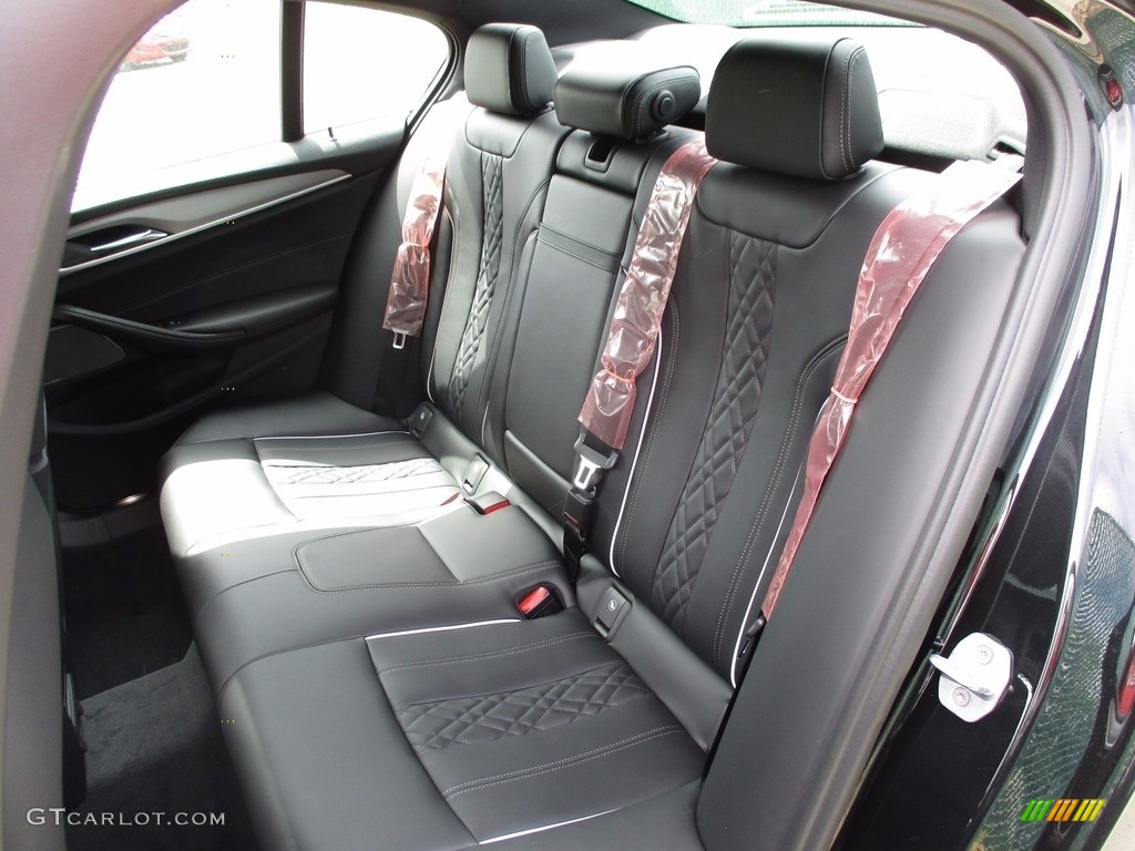 Black Interior 2018 BMW 5 Series M550i xDrive Sedan Photo #120242709