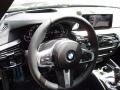Black 2018 BMW 5 Series M550i xDrive Sedan Steering Wheel