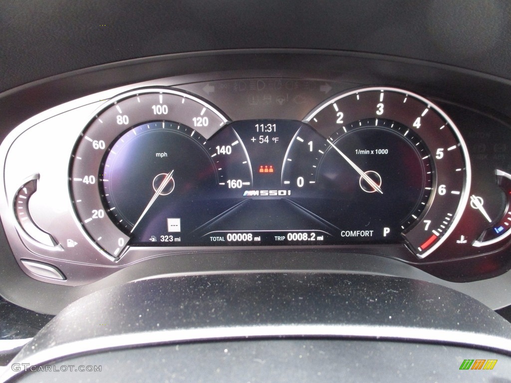 2018 BMW 5 Series M550i xDrive Sedan Gauges Photo #120242895
