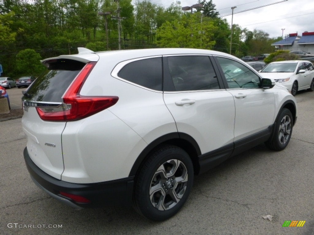 2017 CR-V EX-L AWD - White Diamond Pearl / Black photo #4