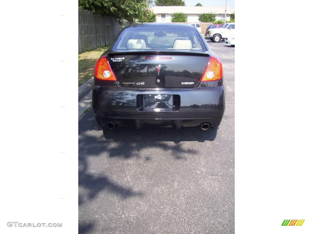 2009 G6 GXP Sedan - Carbon Black Metallic / Light Taupe photo #3
