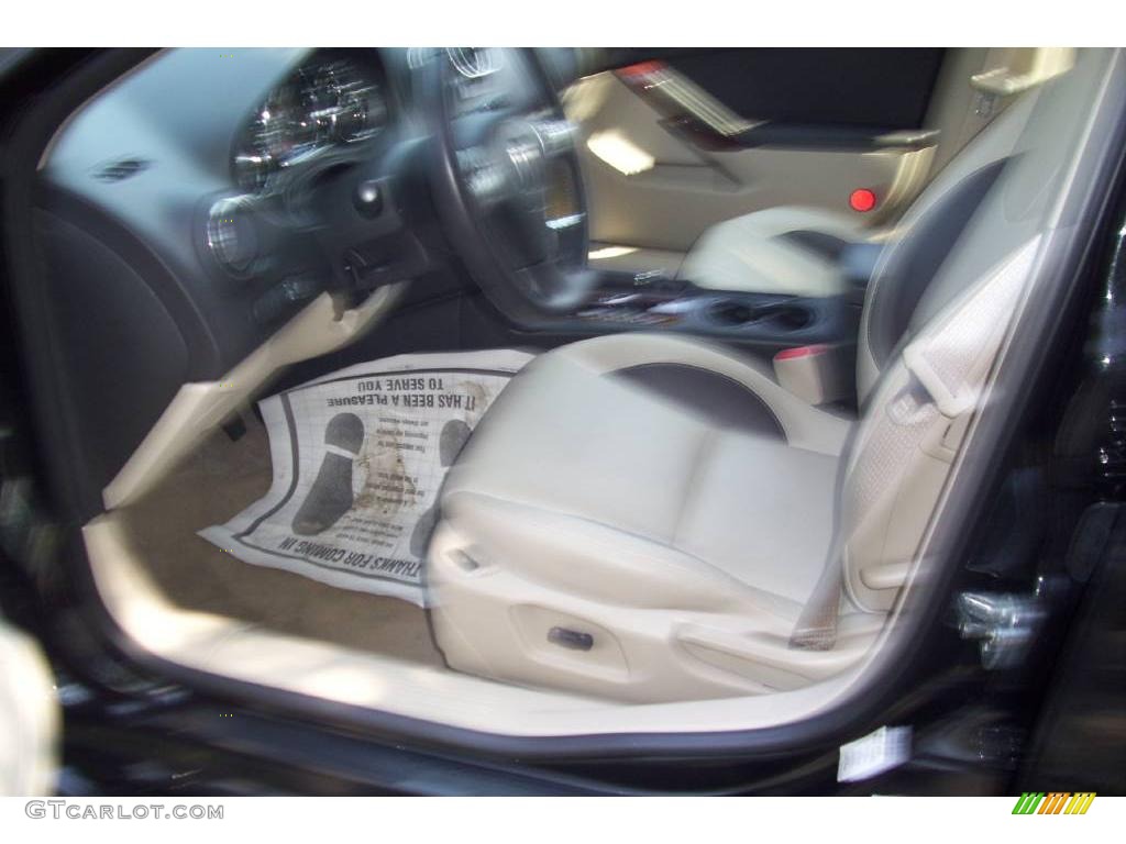2009 G6 GXP Sedan - Carbon Black Metallic / Light Taupe photo #6
