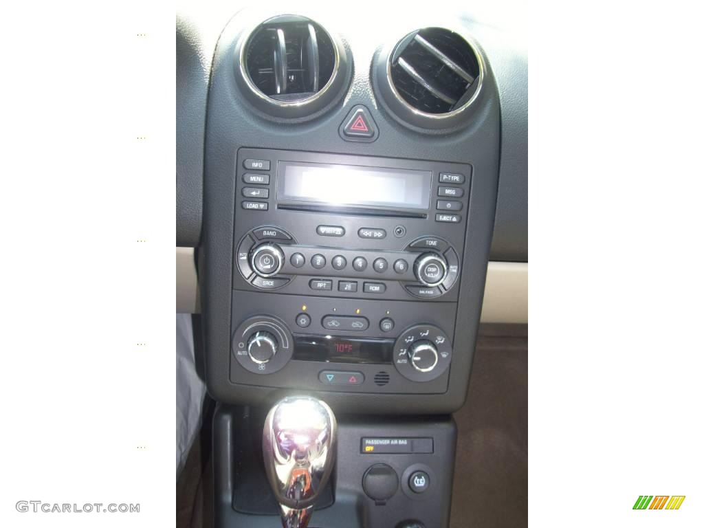 2009 G6 GXP Sedan - Carbon Black Metallic / Light Taupe photo #8