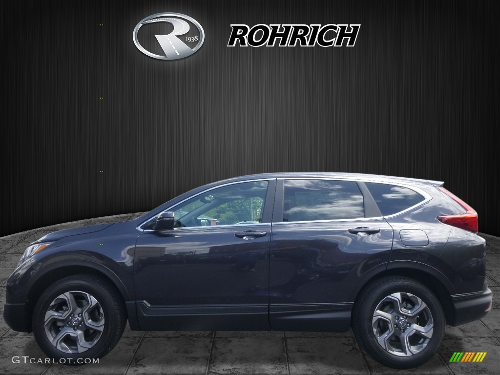 2017 CR-V EX-L AWD - Gunmetal Metallic / Gray photo #3