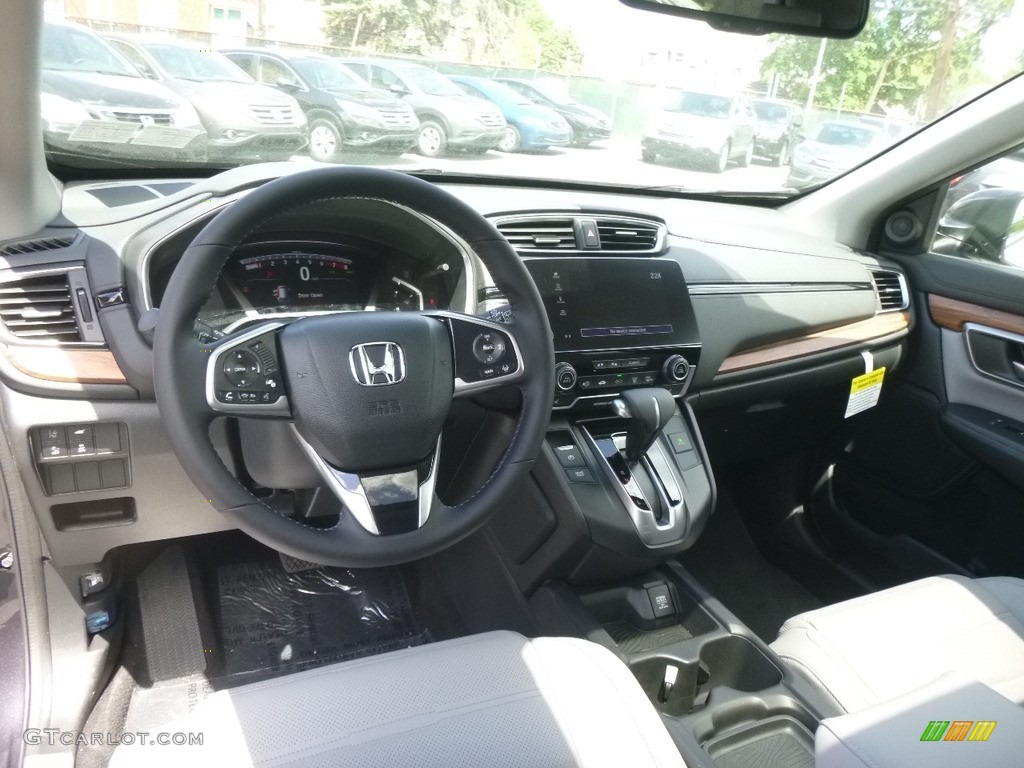 2017 CR-V EX-L AWD - Gunmetal Metallic / Gray photo #8