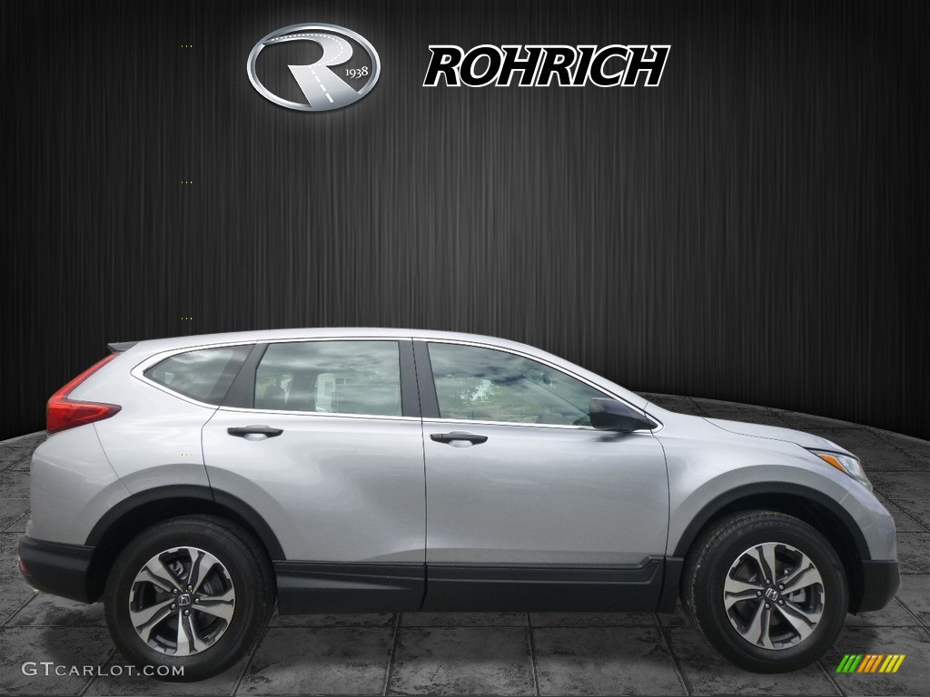 2017 CR-V LX AWD - Lunar Silver Metallic / Gray photo #2