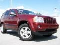 2007 Red Rock Crystal Pearl Jeep Grand Cherokee Laredo 4x4  photo #1