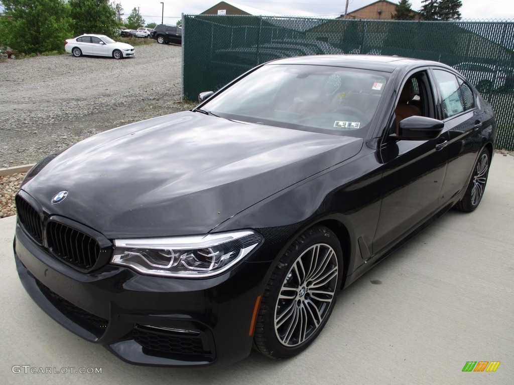 2017 5 Series 540i xDrive Sedan - Black Sapphire Metallic / Cognac photo #7