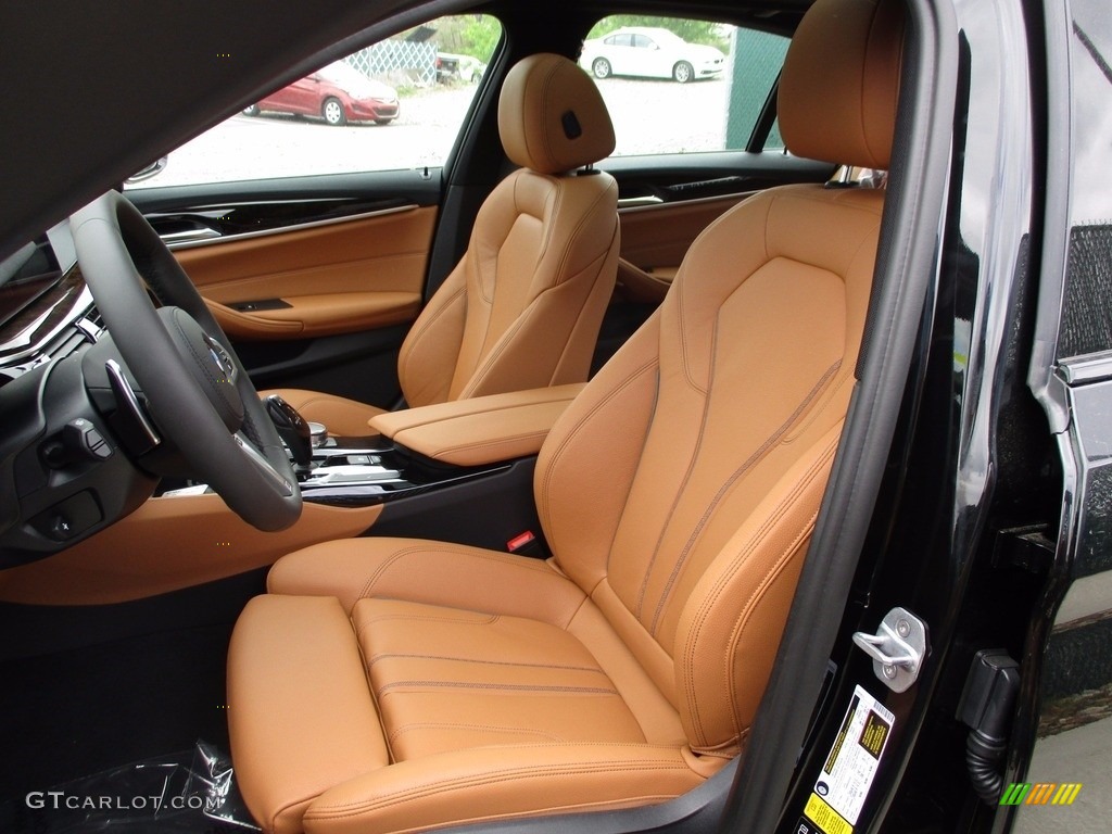 2017 5 Series 540i xDrive Sedan - Black Sapphire Metallic / Cognac photo #13
