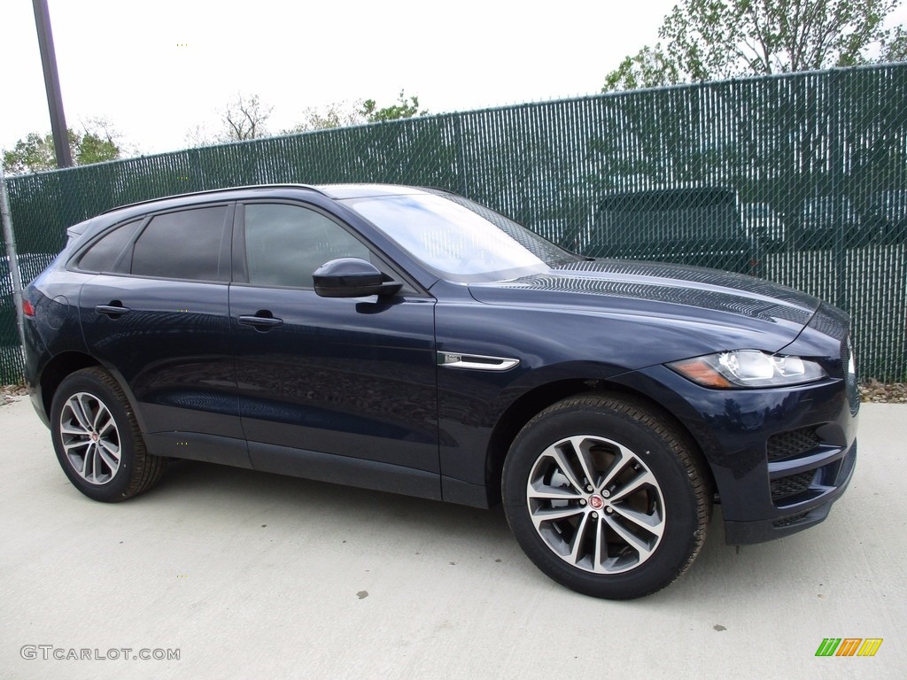 2017 F-PACE 35t AWD Premium - Dark Sapphire Blue / Jet photo #1